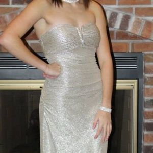 Champagne Prom dress